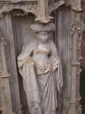 Monastère de Brou - détail de statue