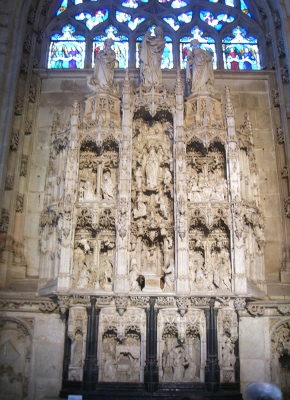 Monastère de Brou - retable d'albâtre