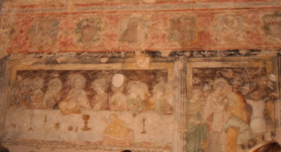 Meillonnas - découverte récente de peintures trés anciennes