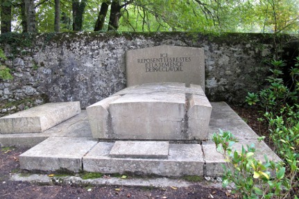 La tombe de Claudel