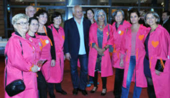 E. E. Schmitt et les dames en rose - 3/12/2009