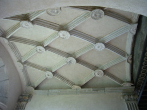 Plafond d'intérieur du chateau